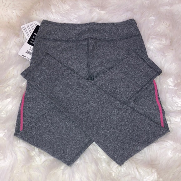 VOGO Gray Pink Stripe Leggings S - Picture 9 of 9